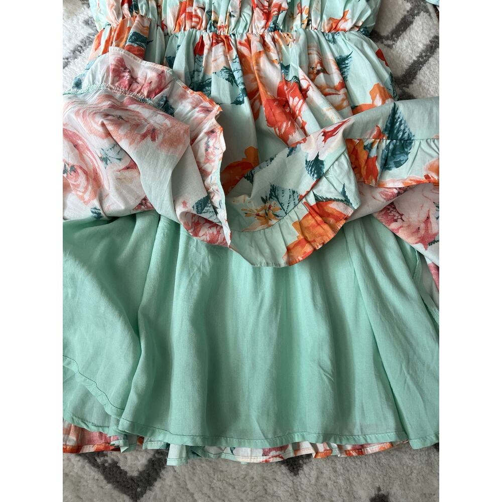 BUDDY LOVE Valentina Milk Maid Floral Puff Sleeve Baby Doll Mini Dress - Picture 11 of 13